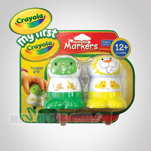 Crayola 크레욜라 유아용 마카2종(노랑,녹색)(GY811314)