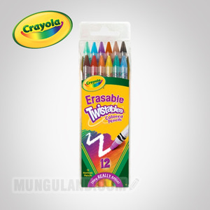 Crayola 크레욜라 트위스트 지워지는 색연필 12색(Erasable)(GY687508)