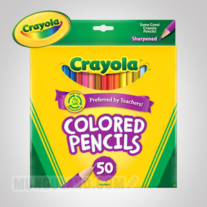 Crayola 크레욜라 일반색연필 50색(GY684050)