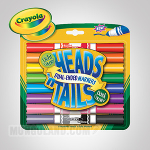 Crayola 크레욜라 헤드앤테일 수성마카 8색(GY586416)