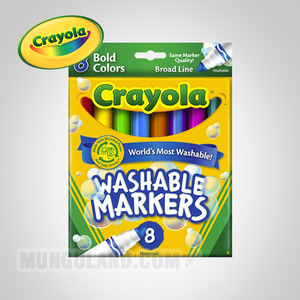 Crayola 크레욜라 굵은심 수성마카 8색(GY587832)
