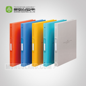 문화화일 물방울 클리어북 F241-7 색지싸바리+5분류인덱스내지40매 A4
