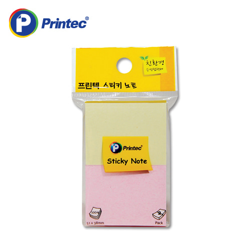 5138YP_스티키노트/노랑,핑크/100매
