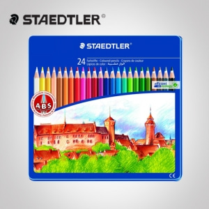 스테들러 메탈틴 색연필 STAEDTLER® 145 24색