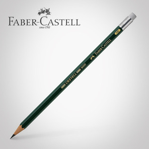 파버 카스텔 9000 지우개 연필 1타스(HB-119200,B-119201)