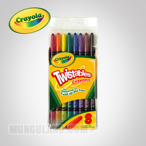 Crayola 크레욜라 트위스트 색연필 8색(GY527408)