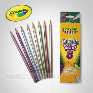 Crayola 크레욜라 금속빛 색연필 8색(GY683708)