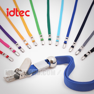 idtec 아이디텍 명찰목걸이줄 [3100]멜빵크립목걸이(9mm)(10개묶음판매)