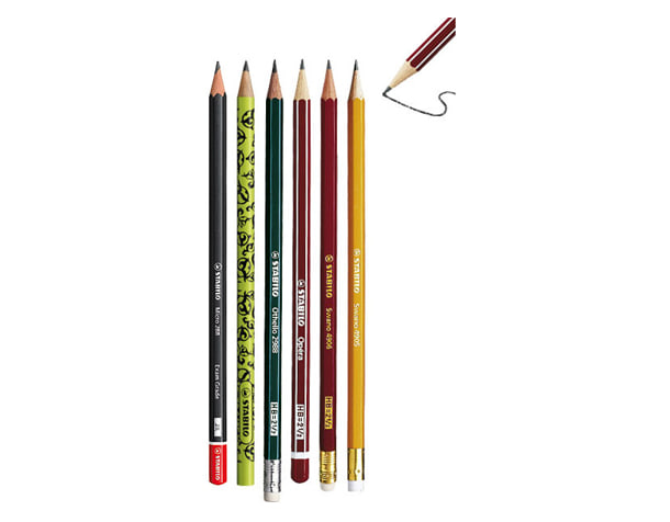 STABILO Graphite Pencil Swano 스타빌로 스와노지우개달린연필 HB 4905
