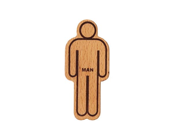 POP 우드표지판 화장실 MAN(원목)6601